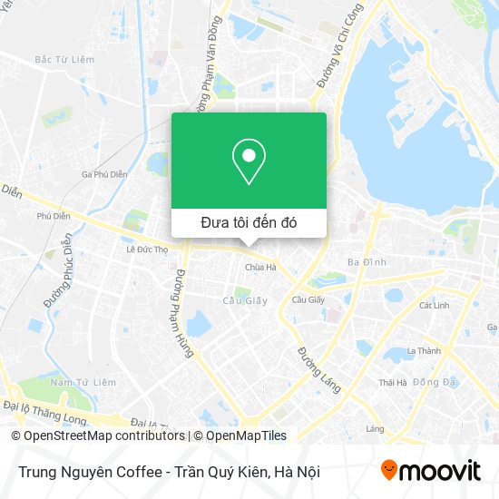 Bản đồ Trung Nguyên Coffee - Trần Quý Kiên