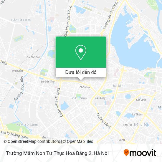Bản đồ Trường Mầm Non Tư Thục Hoa Bằng 2