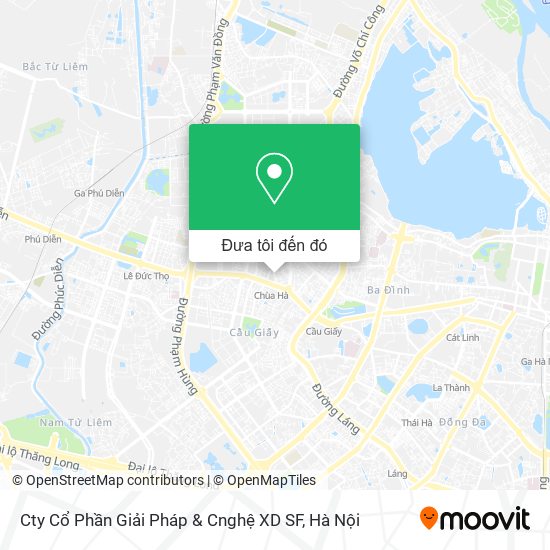 Bản đồ Cty Cổ Phần Giải Pháp & Cnghệ XD SF