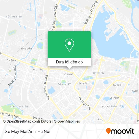 Bản đồ Xe Máy Mai Anh
