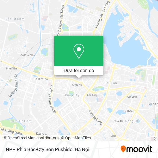 Bản đồ NPP Phía Bắc-Cty Sơn Pushido