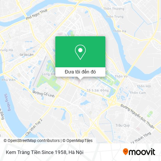 Bản đồ Kem Tràng Tiền Since 1958