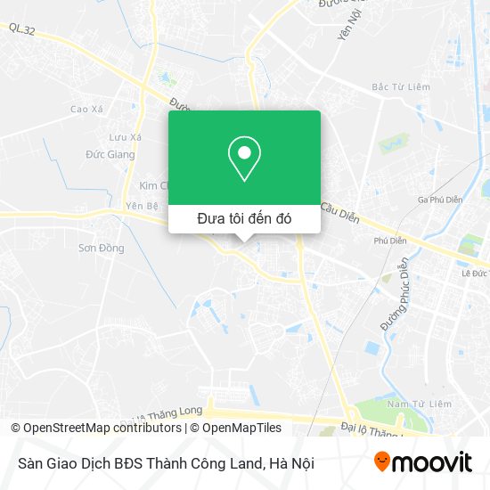 Bản đồ Sàn Giao Dịch BĐS Thành Công Land