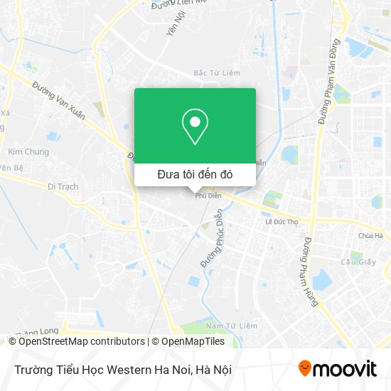 Bản đồ Trường Tiểu Học Western Ha Noi