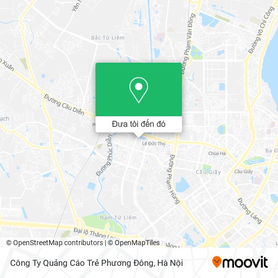 Bản đồ Công Ty Quảng Cáo Trẻ Phương Đông