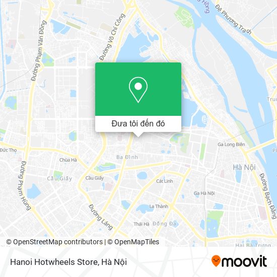 Bản đồ Hanoi Hotwheels Store