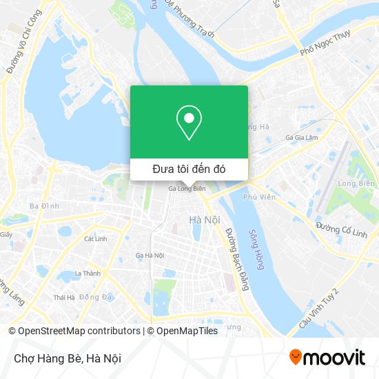 Bản đồ Chợ Hàng Bè
