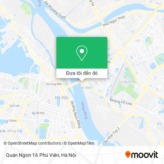 Bản đồ Quán Ngon 16 Phú Viên