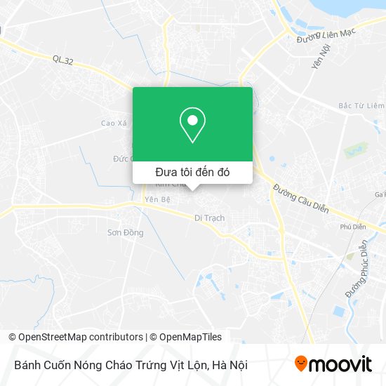 Bản đồ Bánh Cuốn Nóng Cháo Trứng Vịt Lộn