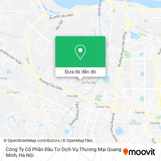 Bản đồ Công Ty Cổ Phần Đầu Tư Dịch Vụ Thương Mại Quang Minh