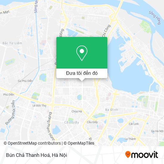 Bản đồ Bún Chả Thanh Hoá