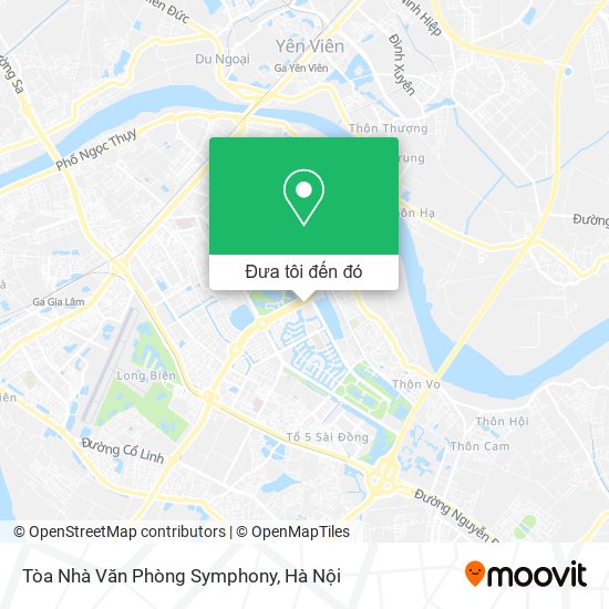 Bản đồ Tòa Nhà Văn Phòng Symphony