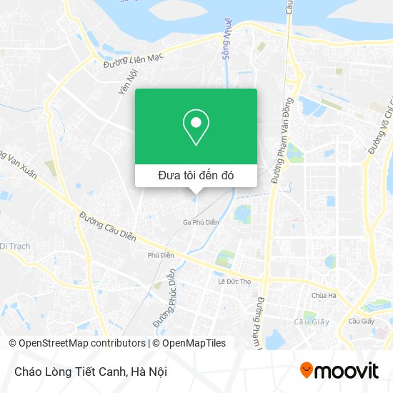 Bản đồ Cháo Lòng Tiết Canh