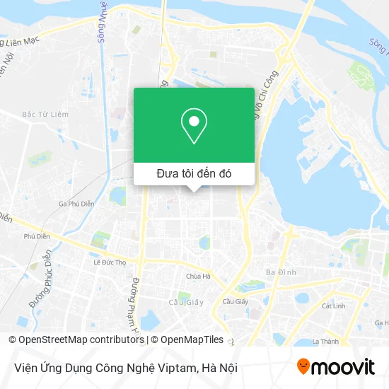 Bản đồ Viện Ứng Dụng Công Nghệ Viptam