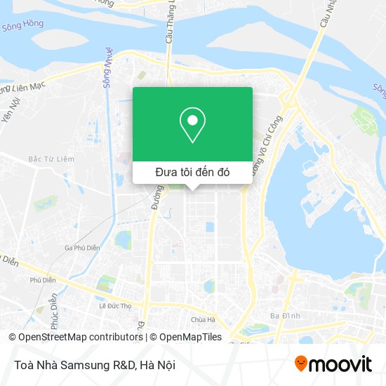 Bản đồ Toà Nhà Samsung R&D