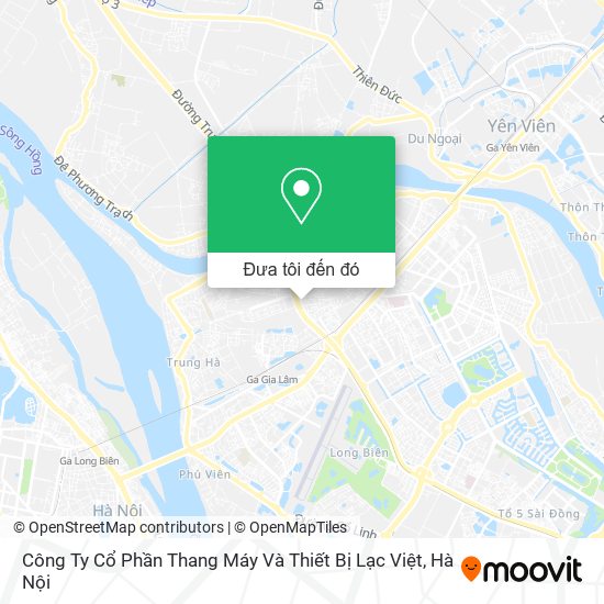 Bản đồ Công Ty Cổ Phần Thang Máy Và Thiết Bị Lạc Việt