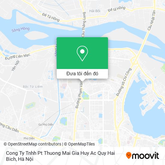 Bản đồ Cong Ty Tnhh Pt Thuong Mai Gia Huy Ac Quy Hai Bich
