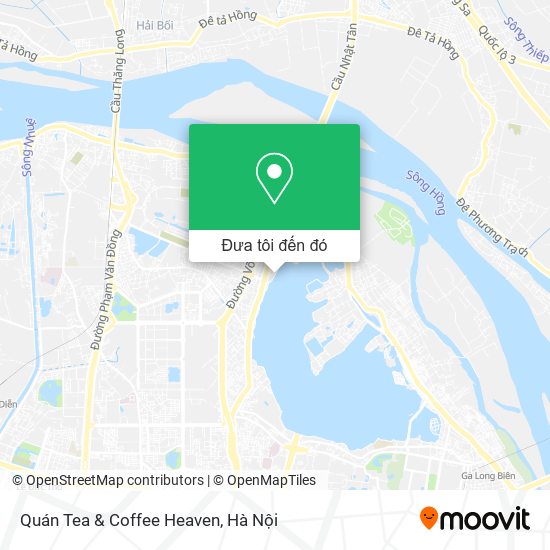 Bản đồ Quán Tea & Coffee Heaven