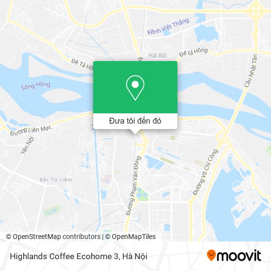 Bản đồ Highlands Coffee Ecohome 3