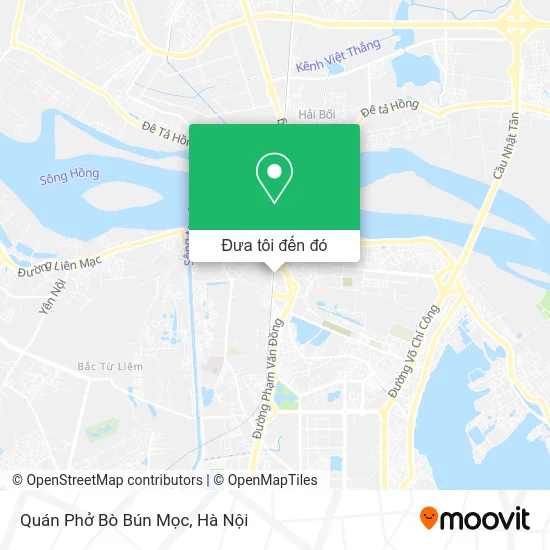 Bản đồ Quán Phở Bò Bún Mọc