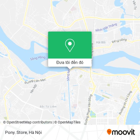 Bản đồ Pony. Store