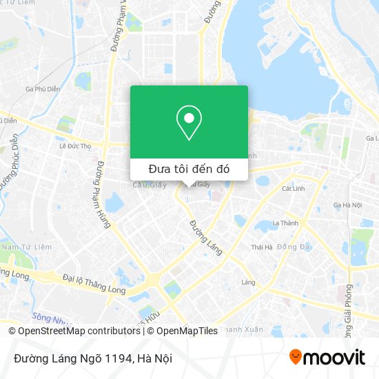 Bản đồ Đường Láng Ngõ 1194