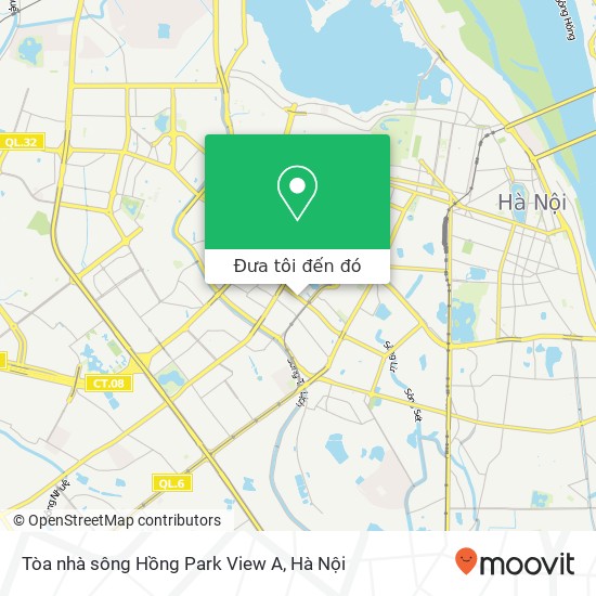 Bản đồ Tòa nhà sông Hồng Park View A