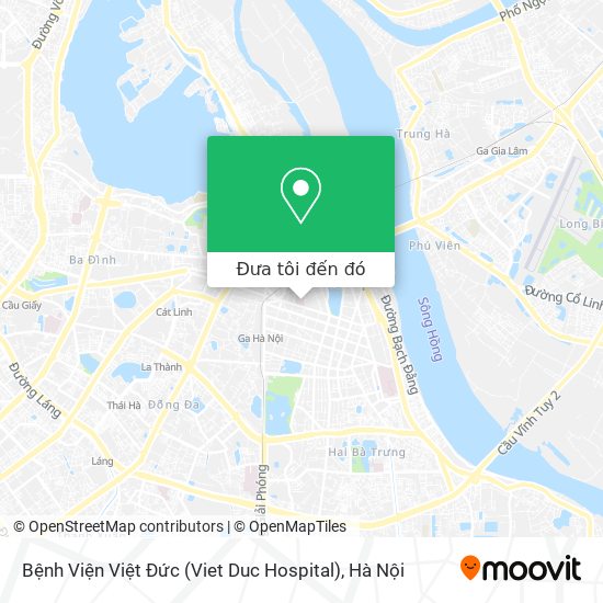 Bản đồ Bệnh Viện Việt Đức (Viet Duc Hospital)