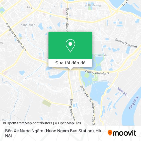Bản đồ Bến Xe Nước Ngầm (Nuoc Ngam Bus Station)