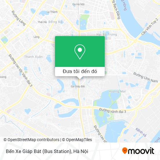 Bản đồ Bến Xe Giáp Bát (Bus Station)