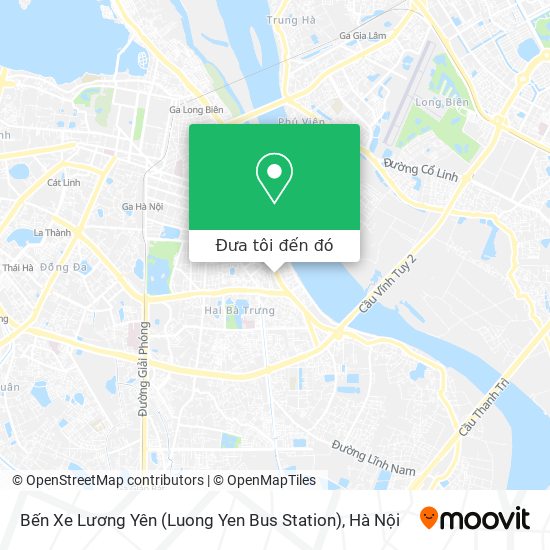 Bản đồ Bến Xe Lương Yên (Luong Yen Bus Station)