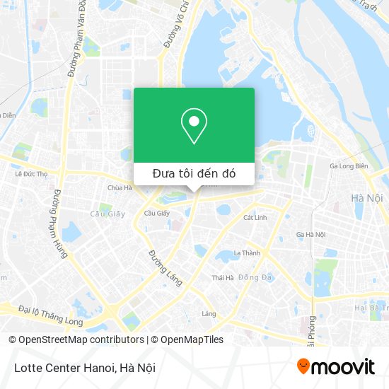 Bản đồ Lotte Center Hanoi