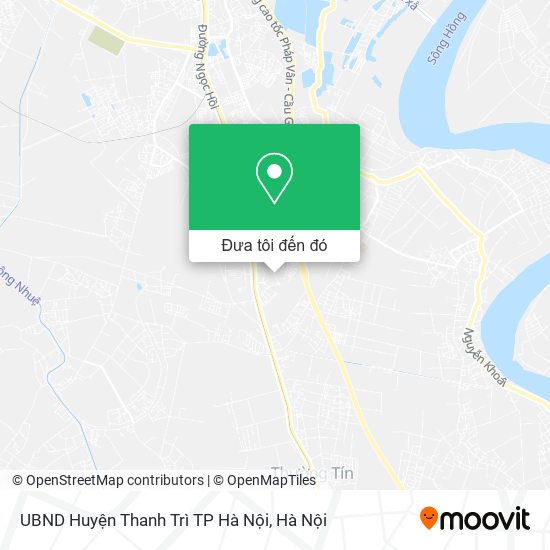 Bản đồ UBND Huyện Thanh Trì TP Hà Nội