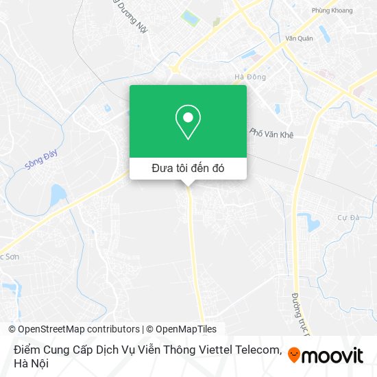 Bản đồ Điểm Cung Cấp Dịch Vụ Viễn Thông Viettel Telecom
