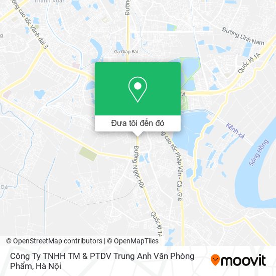 Bản đồ Công Ty TNHH TM & PTDV Trung Anh Văn Phòng Phẩm