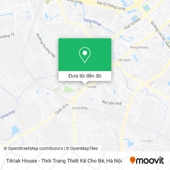 Bản đồ Tiktak House - Thời Trang Thiết Kế Cho Bé
