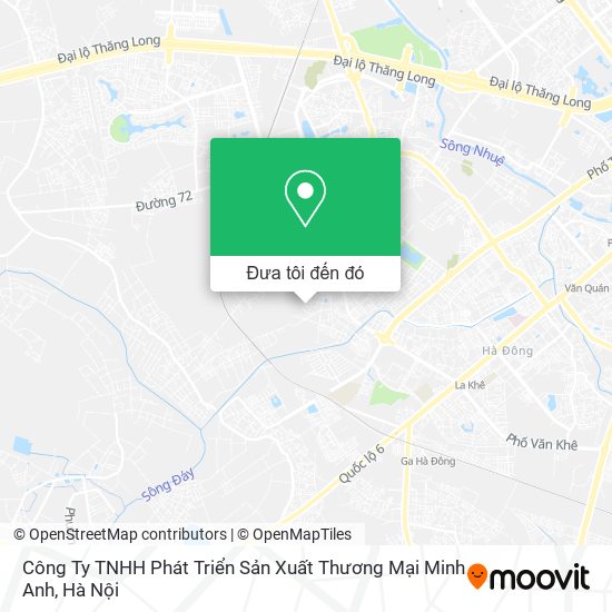 Bản đồ Công Ty TNHH Phát Triển Sản Xuất Thương Mại Minh Anh