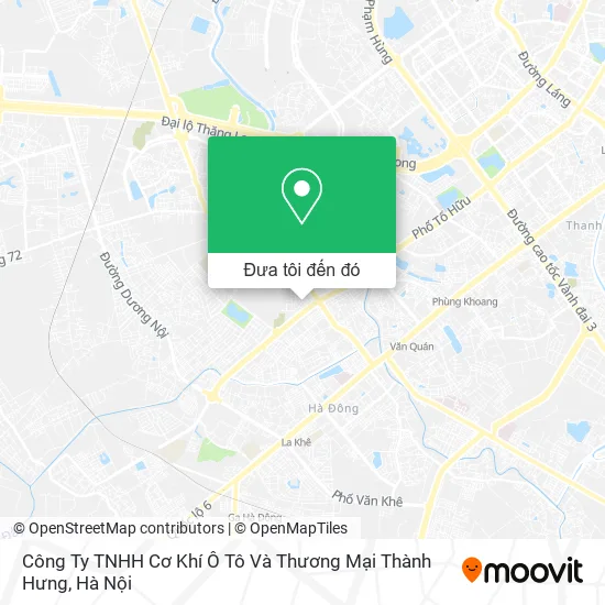 Bản đồ Công Ty TNHH Cơ Khí Ô Tô Và Thương Mại Thành Hưng