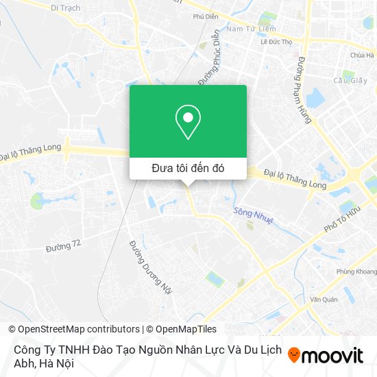 Bản đồ Công Ty TNHH Đào Tạo Nguồn Nhân Lực Và Du Lịch Abh