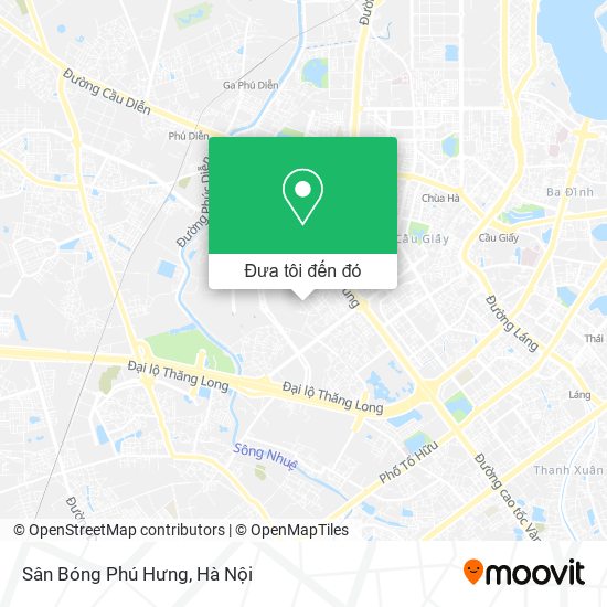 Bản đồ Sân Bóng Phú Hưng
