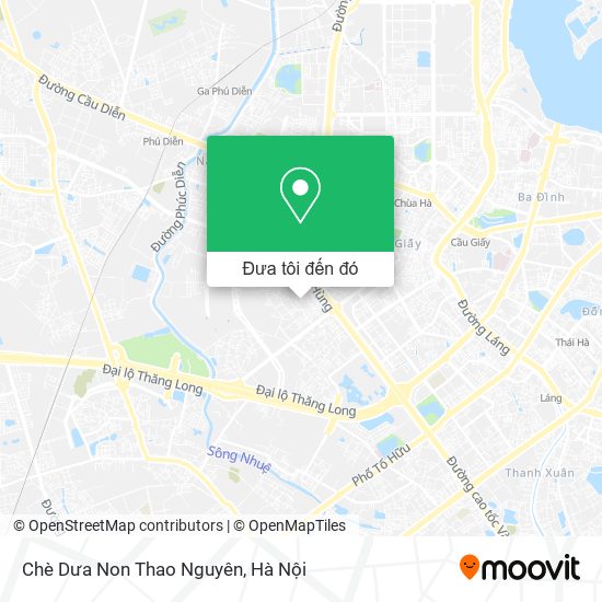 Bản đồ Chè Dưa Non Thao Nguyên