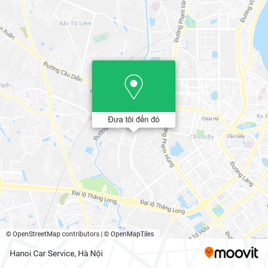 Bản đồ Hanoi Car Service