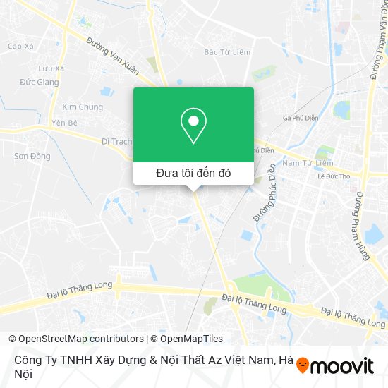 Bản đồ Công Ty TNHH Xây Dựng & Nội Thất Az Việt Nam