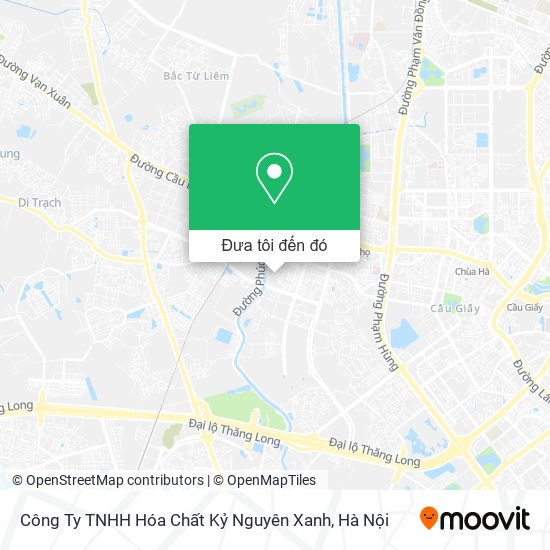 Bản đồ Công Ty TNHH Hóa Chất Kỷ Nguyên Xanh