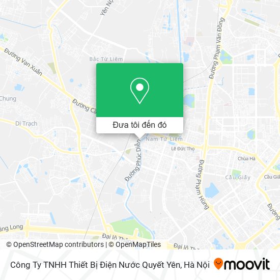 Bản đồ Công Ty TNHH Thiết Bị Điện Nước Quyết Yên