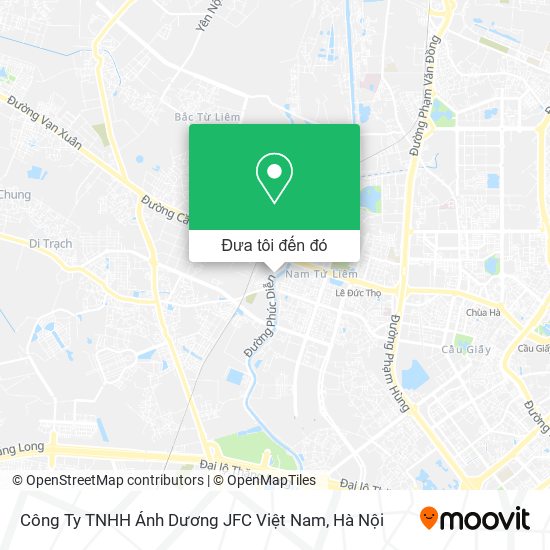 Bản đồ Công Ty TNHH Ánh Dương JFC Việt Nam