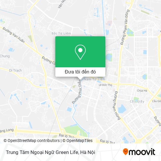 Bản đồ Trung Tâm Ngoại Ngữ Green Life