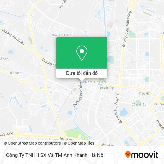 Bản đồ Công Ty TNHH SX Và TM Anh Khánh