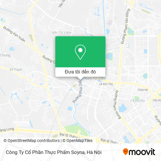 Bản đồ Công Ty Cổ Phần Thực Phẩm Soyna