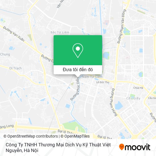 Bản đồ Công Ty TNHH Thương Mại Dịch Vụ Kỹ Thuật Việt Nguyễn